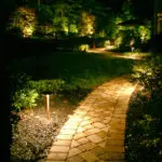 Path lights by Outdoor Lighting